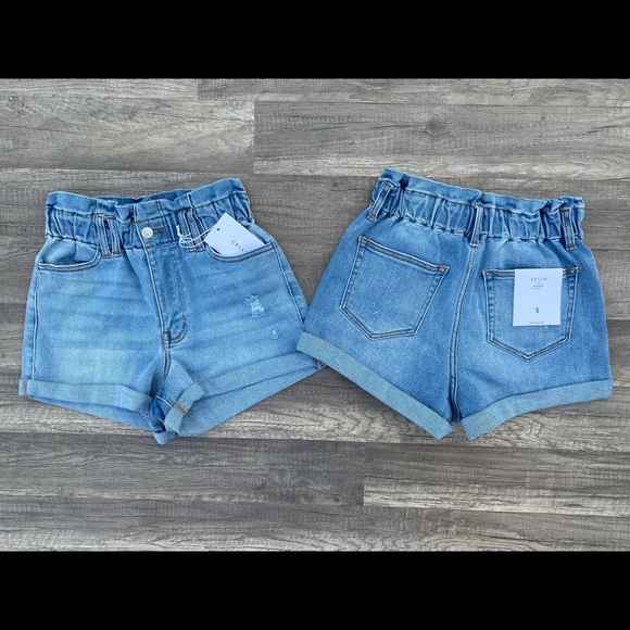 Cello Pants - BUNDLE & SAVE ADD TWO OR MORE WOMENS CLOTHES $10 EACH Paperbag Denim Shorts